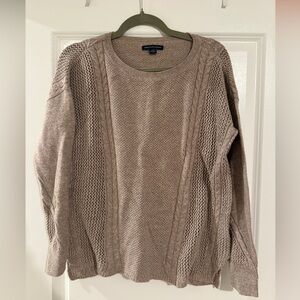 American Eagle Outfitters Taupe Crew Neck Sweater